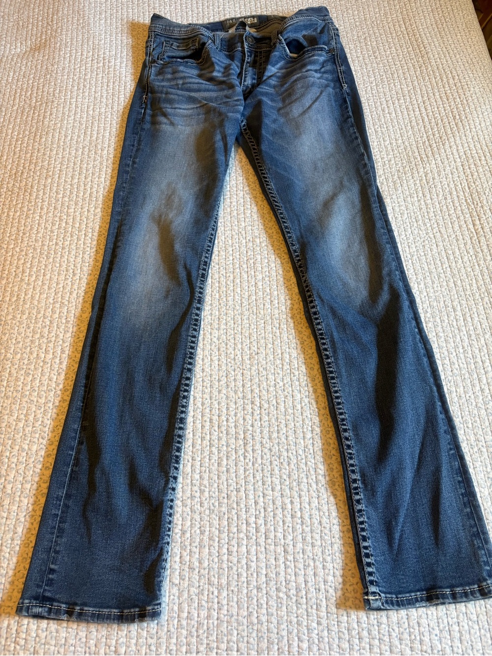 BKE Denim Mason Tapered Mid-rise Jean